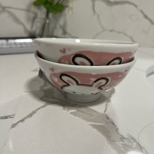 Porcelain🐰Bunny 2 rice bowls